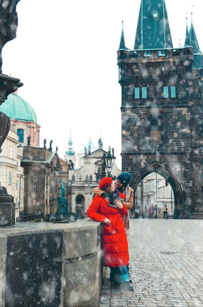 Prague in Christmas