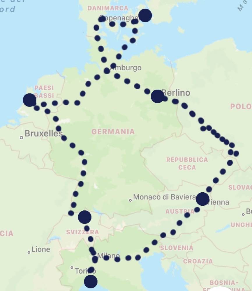 INTERRAIL-Europe 10 days