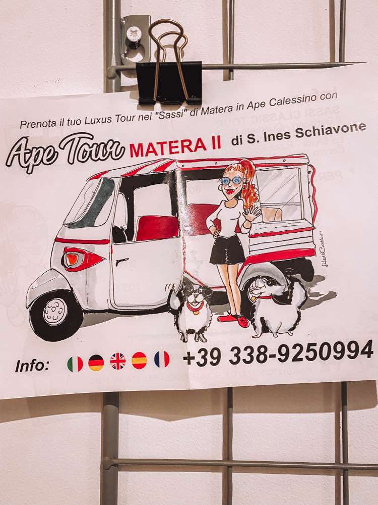 Matera, Ape Vito Tour & Transfer