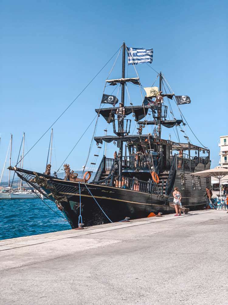 Kerkira, Corfu Pirate ship Black Rose