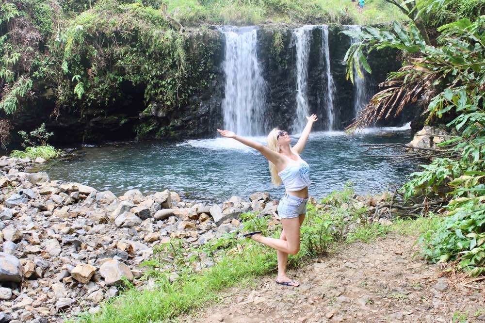 Maui County, Upper Waikani Falls