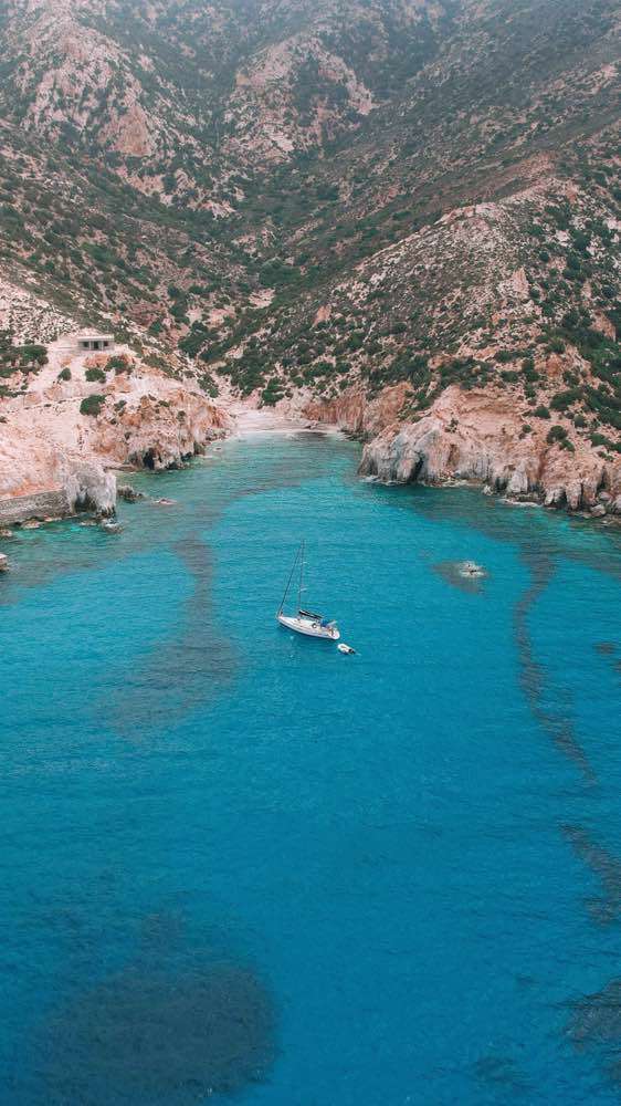 Milos island, Travel me to Milos