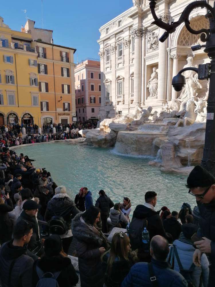 Rome, Trevi Fountain (Fontana di Trevi)