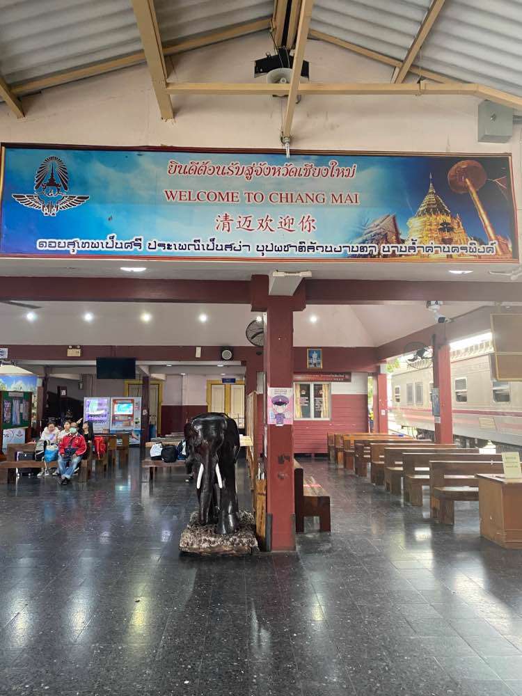 Mueang Chiang Mai, Chiang Mai Railway Station (SRT1222) (สถานีรถไฟเชียงใหม่)