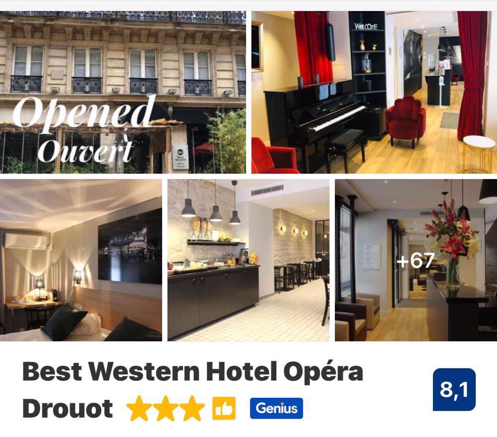 Paris, Best Western Hôtel Opéra Drouot
