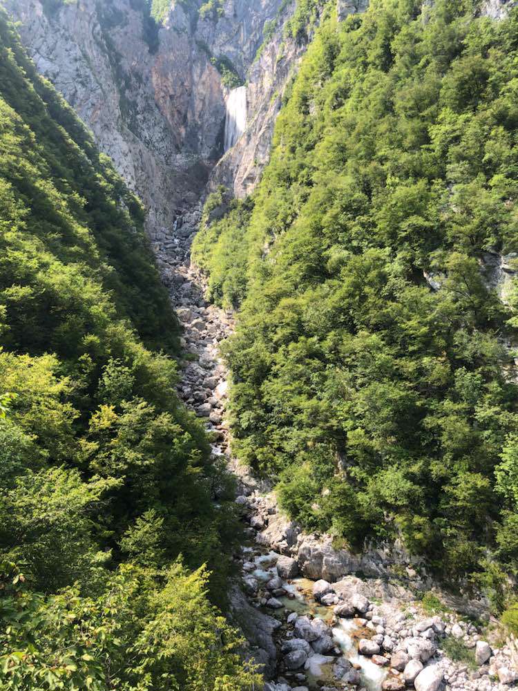 Bovec, Boka Waterfall