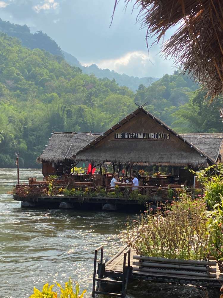 Kanchanaburi, River Kwai Jungle Raft Floating Hotel Kanchanaburi