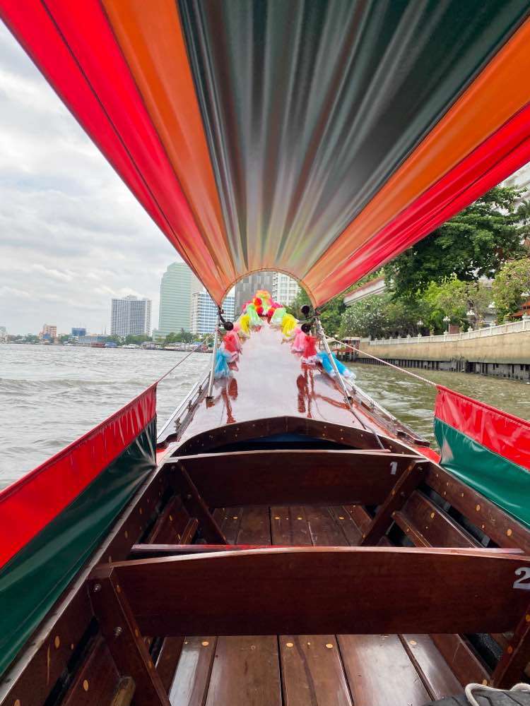 Phra Nakhon, Long Tail Boat On The Chao Phraya