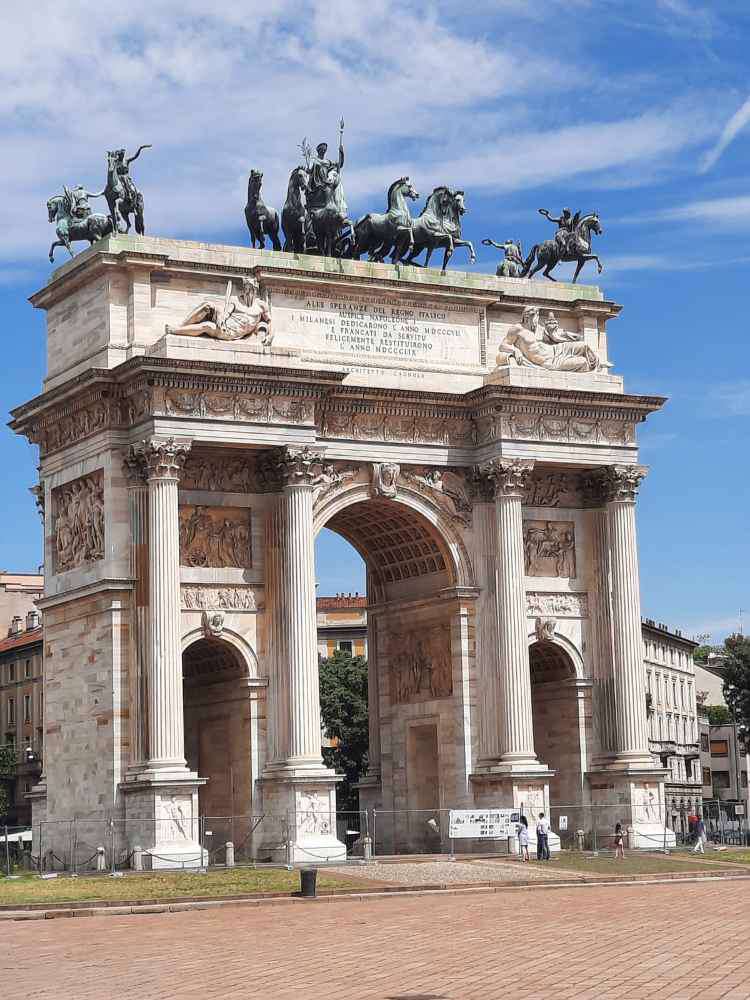 Milano , Arco della Pace