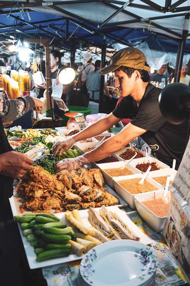 Ko Phangan, Phantip Night Food Market