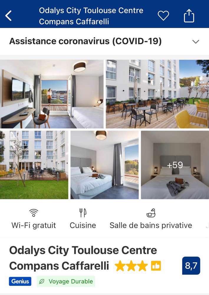 Toulouse, Appart’hôtel Odalys City Centre Compans Caffarelli