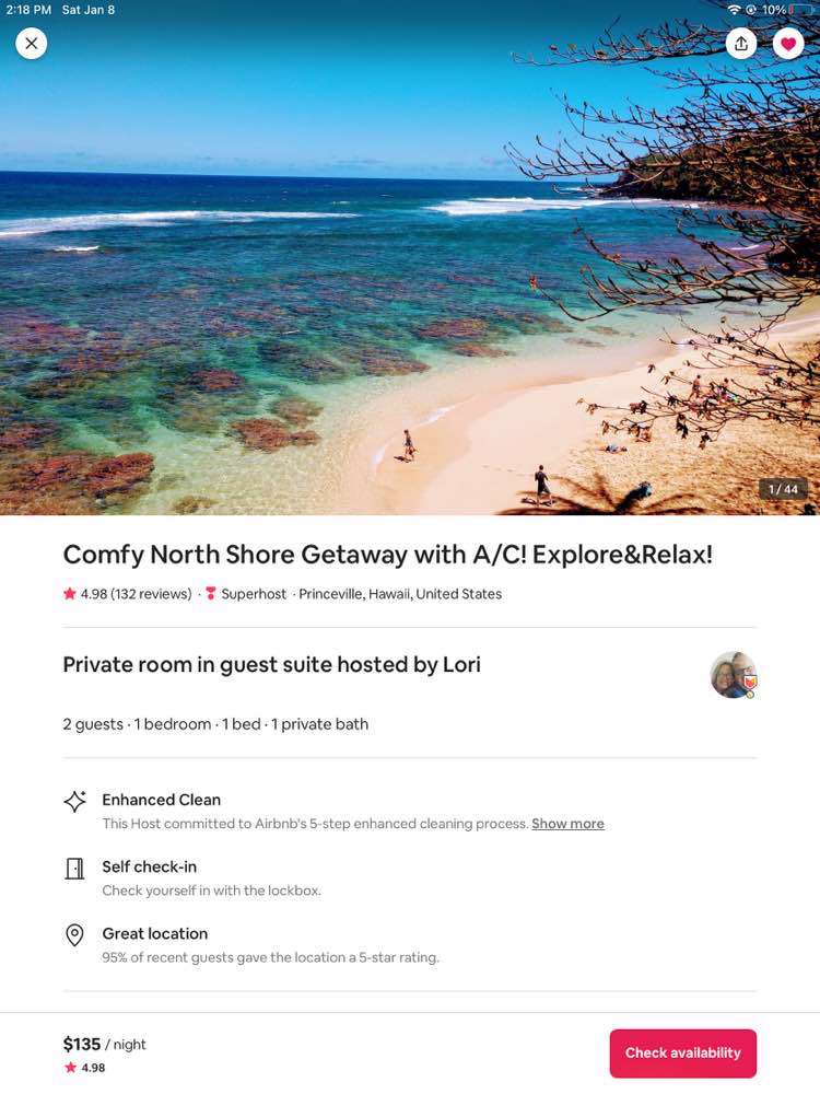 Hawaii County, Airbnb