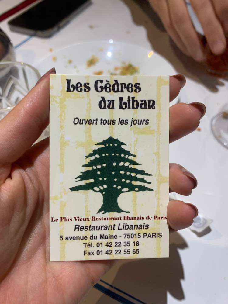 Paris, Les Cèdres du Liban