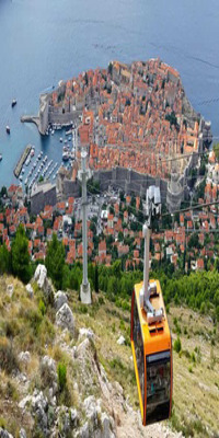 Dubrovnik, Mount Srd, cable car and a sunset trek