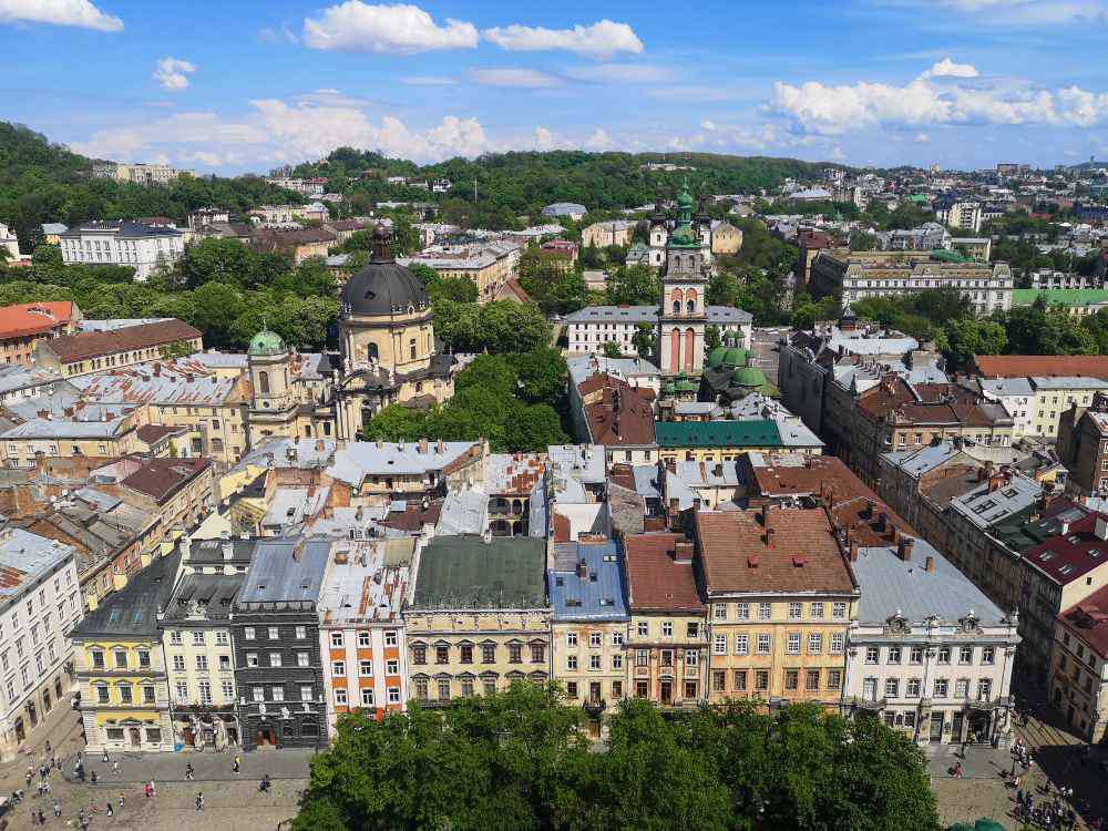 L'viv, Observation tower at Lviv City Hall