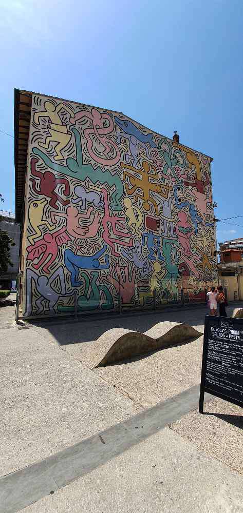 Pisa, Murales di Keith Haring "Tuttomondo"