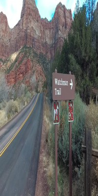  Zion National Park, Hike Watchman Trail