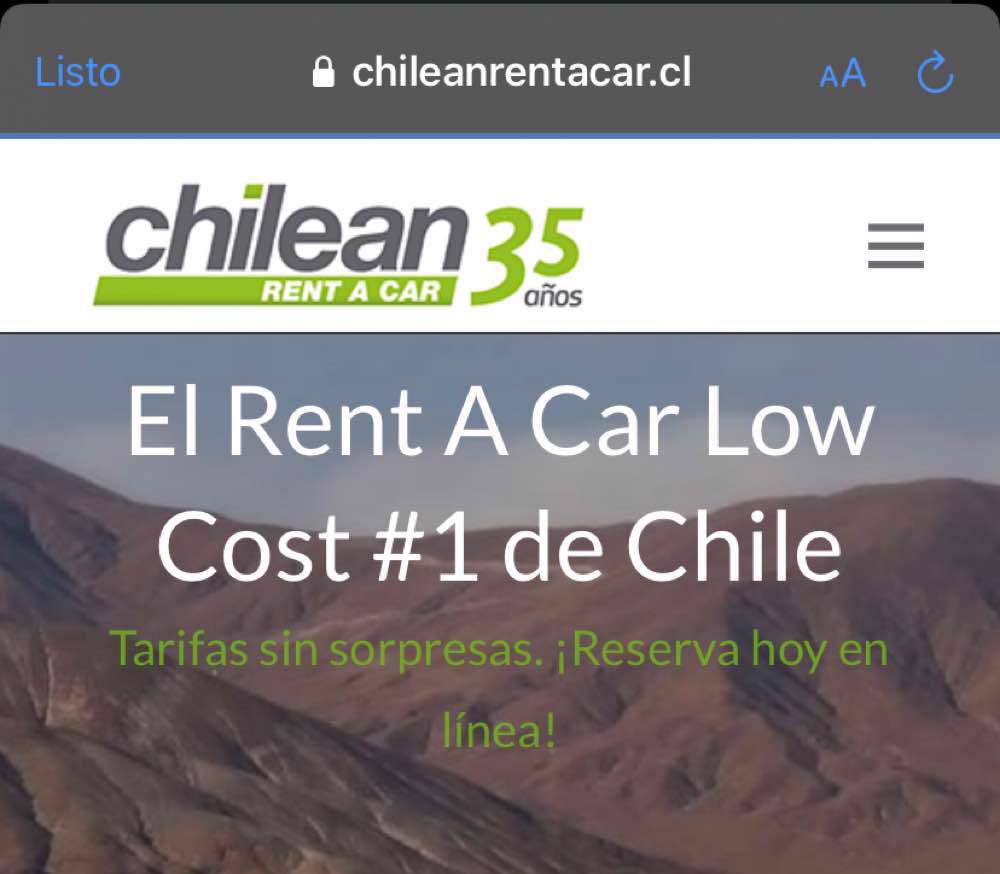 Calama, Chilean Rent A Car