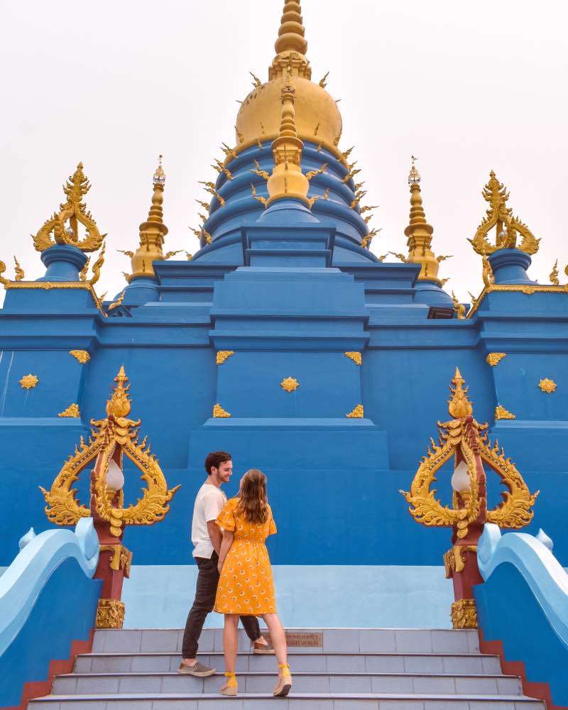 Amphoe Mueang Chiang Rai, Wat Rong Suea Ten (Blue Temple)