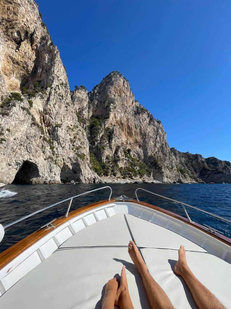 Capri, sailing around the Island , Capri