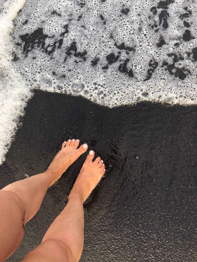 Hana, Black Sand Beach