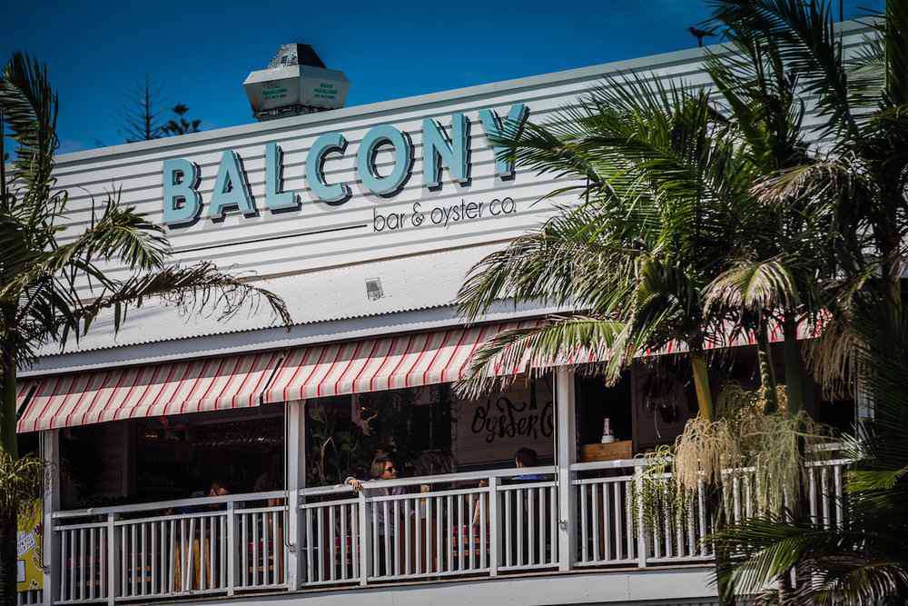 Byron Bay, The Balcony Bar & Oyster Co.