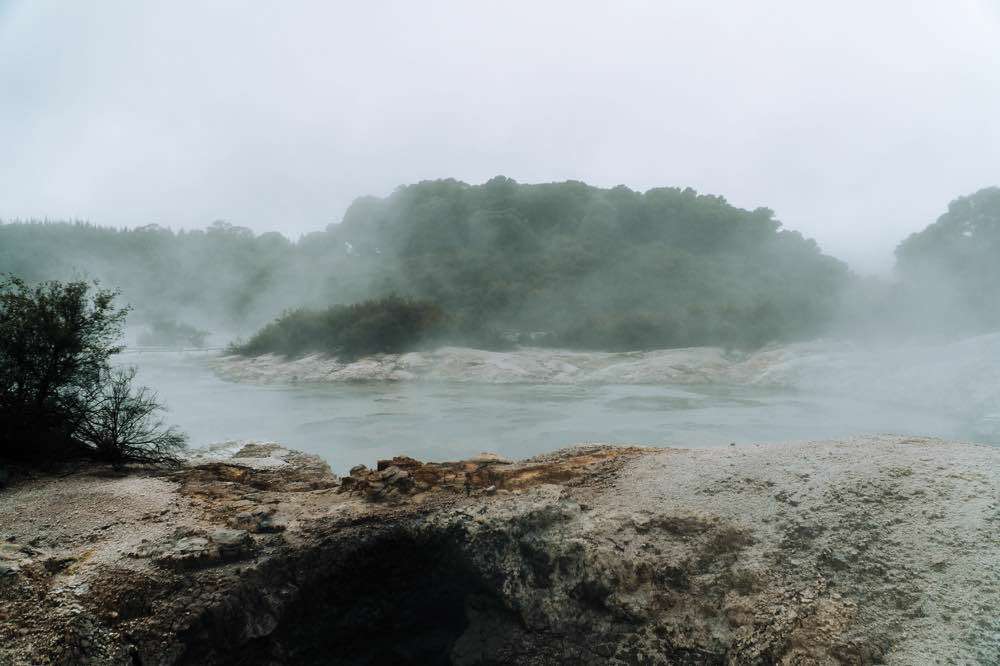 Rotorua, Hell’s Gate Geothermal Reserve and Mud Spa  