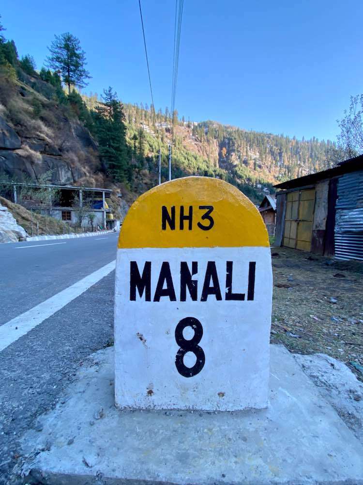 Manali, Himachal Pradesh, manali bus stand road