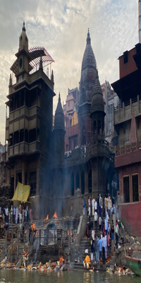 Varanasi, Manikarnika Ghat - Burning Ghat