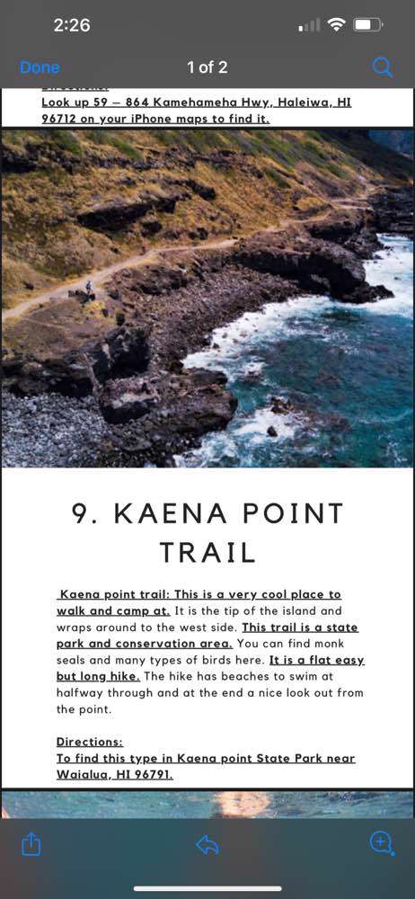 Waialua, Kaʻena Point Trail