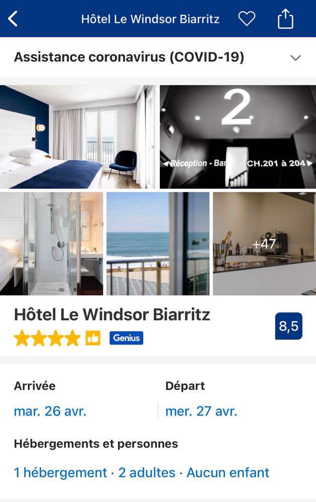 Biarritz, Hôtel Windsor Biarritz
