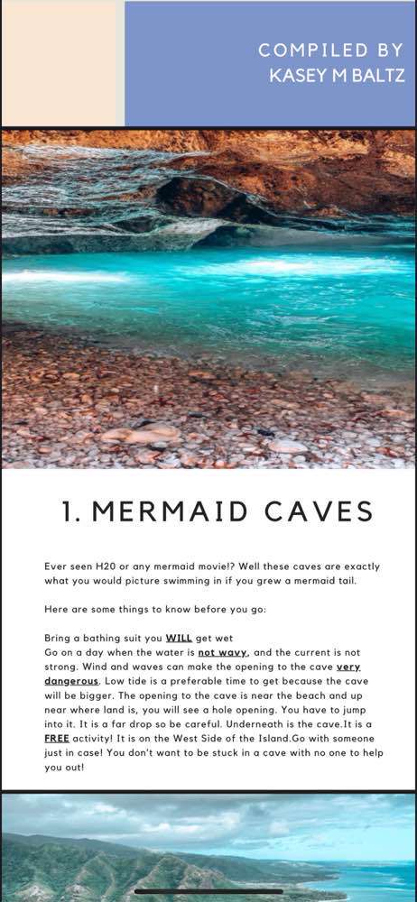 Honolulu County, Mermaid Caves